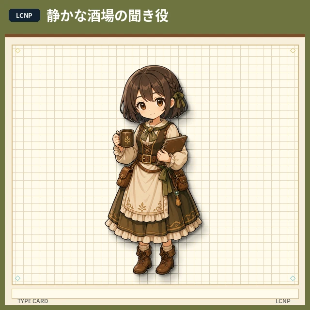 静かな酒場の聞き役