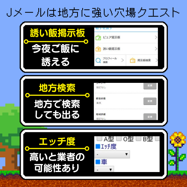 Jメールは地方に強い