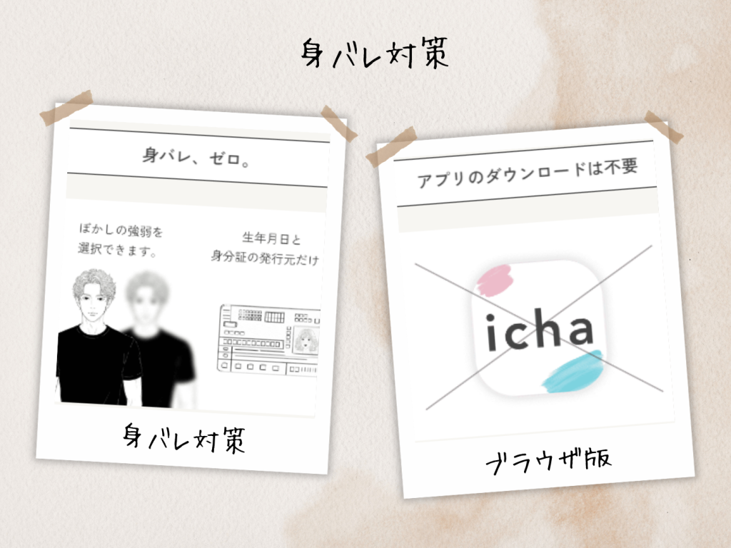 身バレ対策