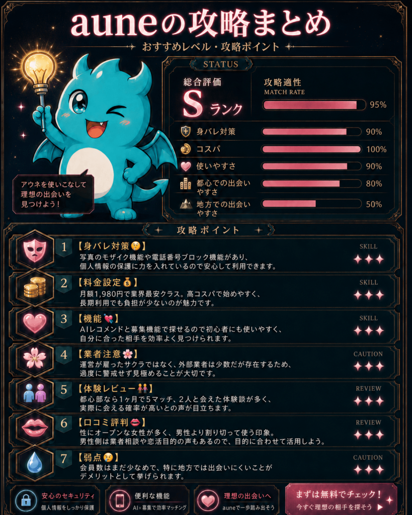 アウネ攻略法