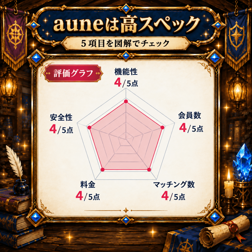 アウネのスペック表
