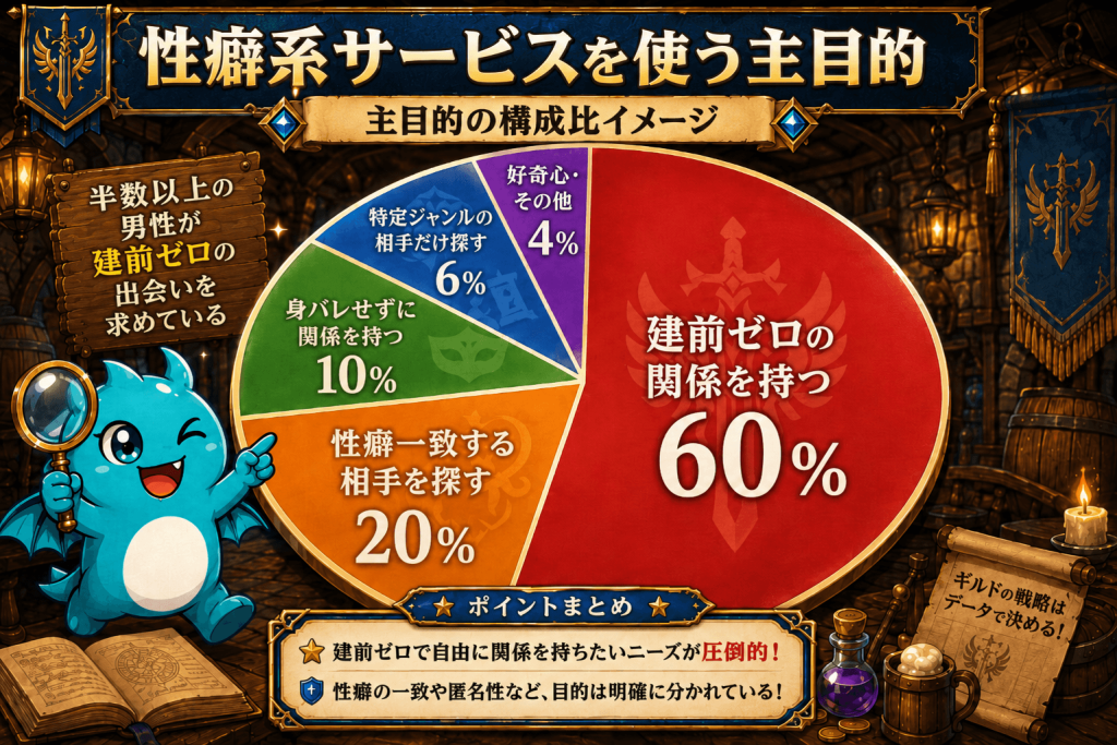 性癖マッチングアプリを使う目的