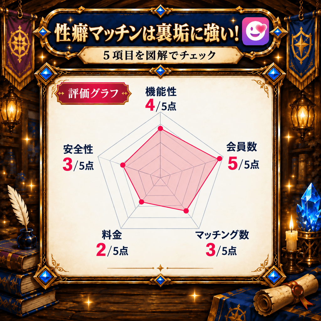 性癖マッチンスペック表