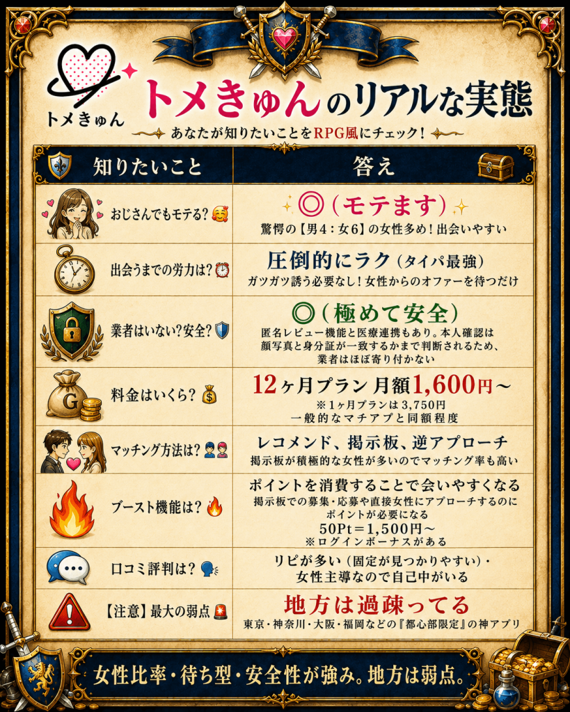 トメきゅん年齢層男女層表