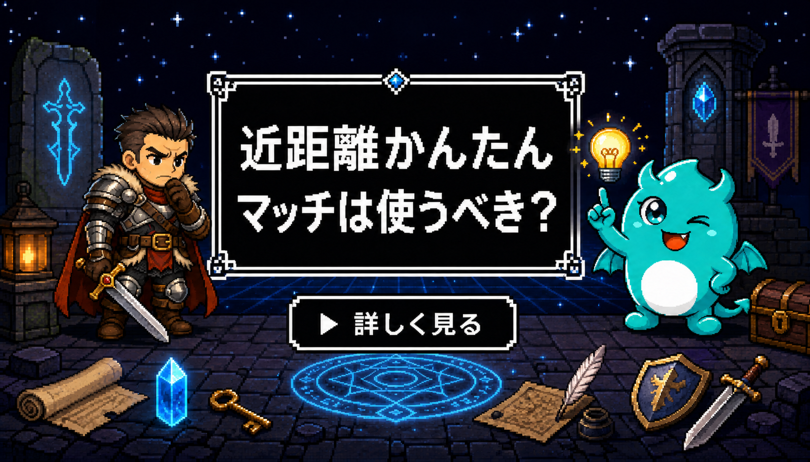 近距離かんたんマッチ 結論