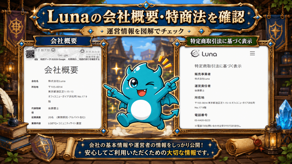 Luna運営・特商法ページ