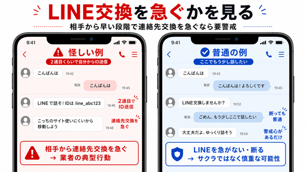 LINE交換