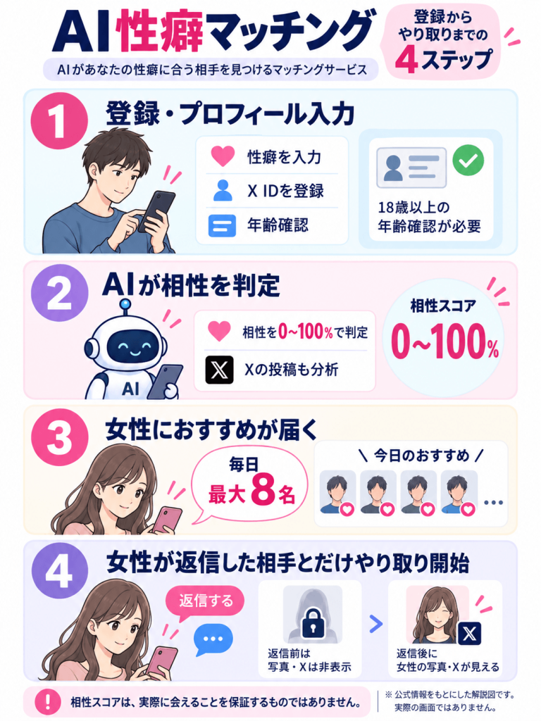 AI性癖マッチング出会うまで