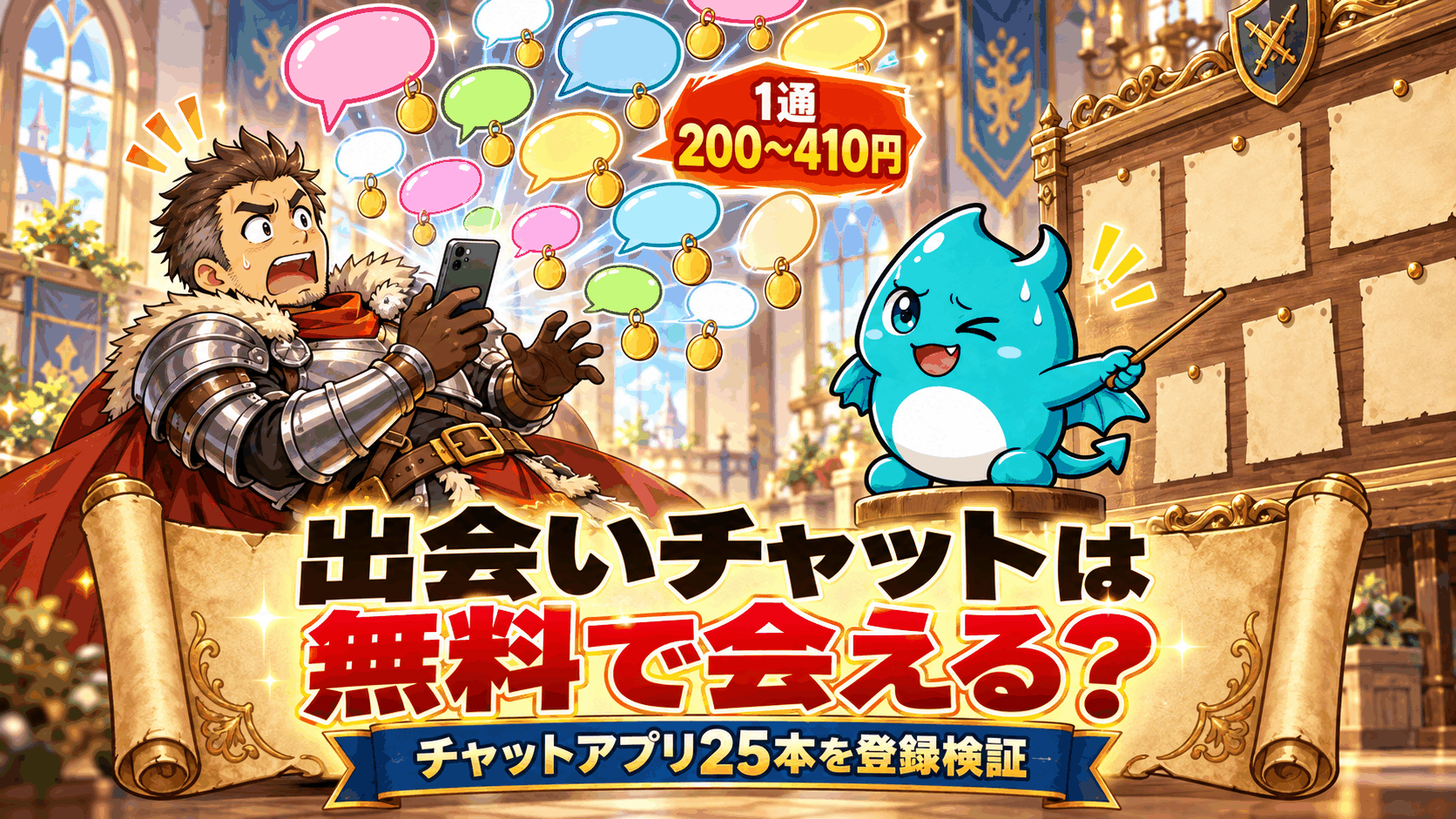 出会いチャットは無料で会える？チャットアプリ25本を登録検証した結果